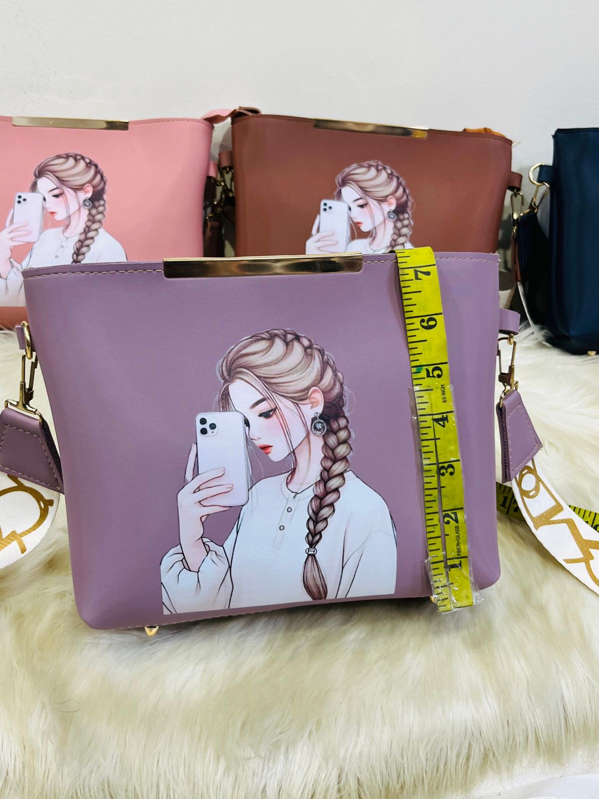 Shoulder Bag With Digital Print