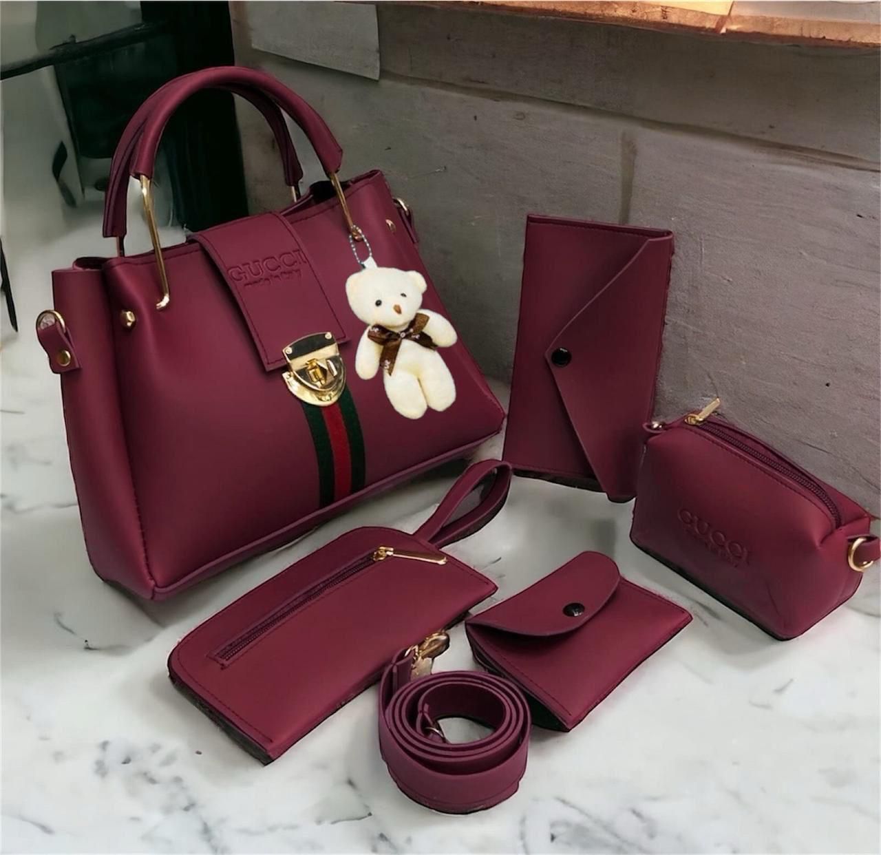 GUCCI 5-PIECE LOCK STYLE SET