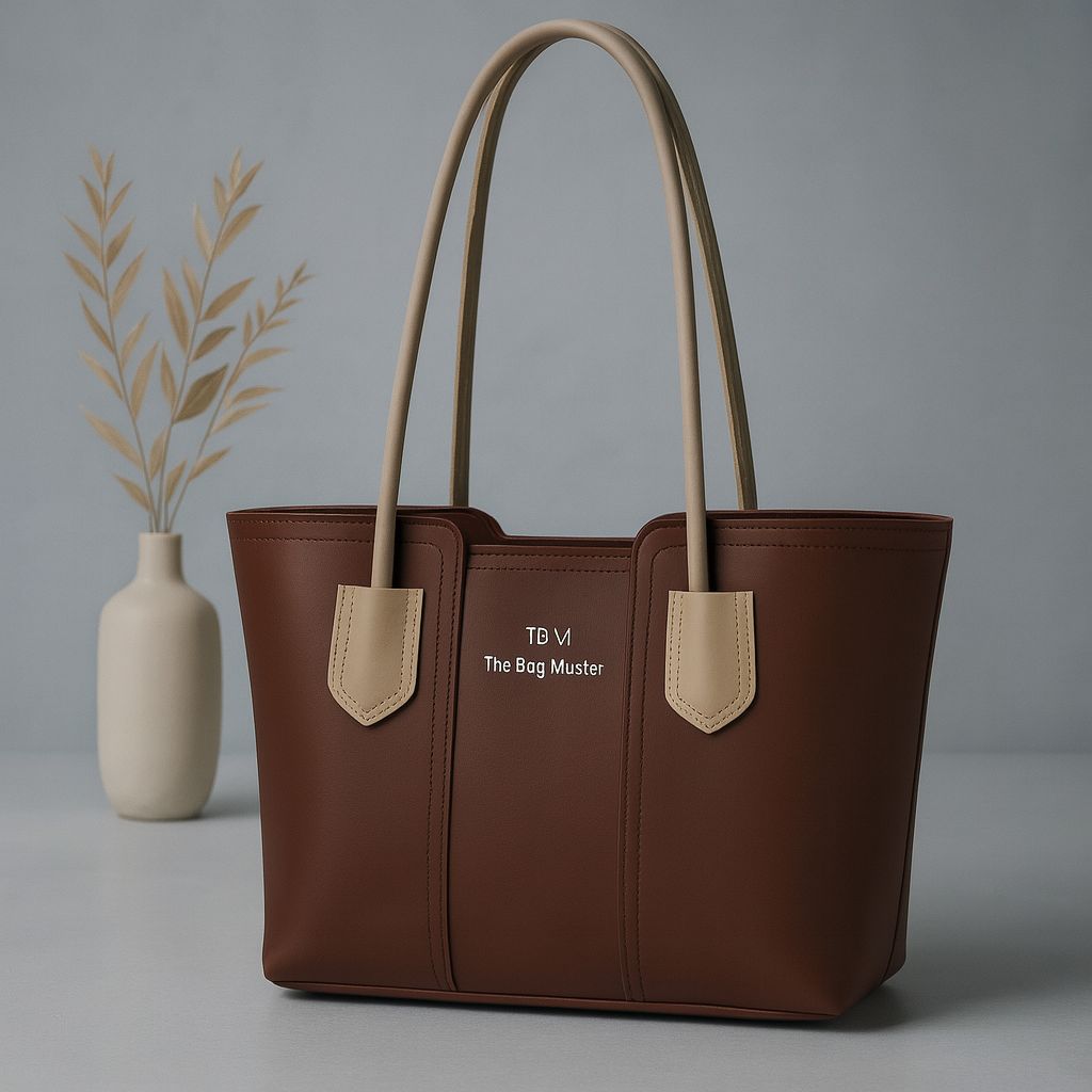HIGH QUALITY TOTE BAG – PREMIUM SYNTHETIC LEATHER | ELEGANT & DURABLE