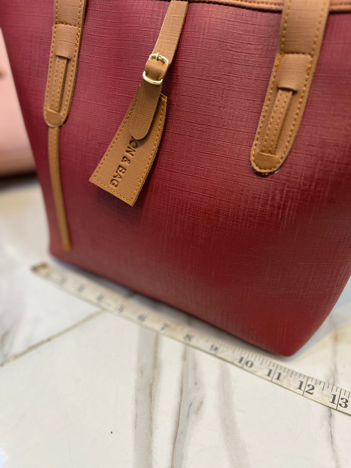 HIGH QUALITY TOTE BAG 💼 – ELEGANT TWO-TONE DESIGN