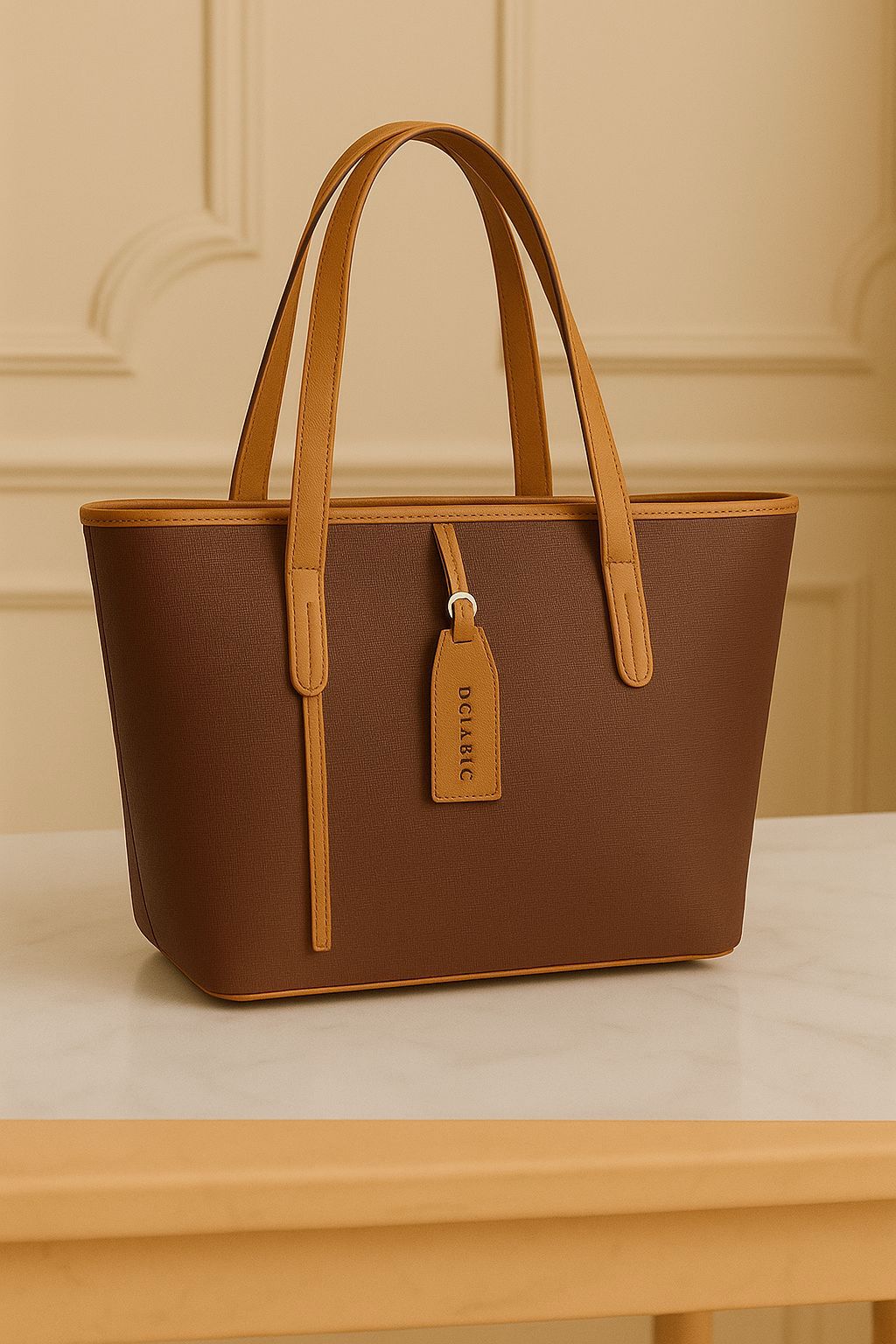 HIGH QUALITY TOTE BAG 💼 – ELEGANT TWO-TONE DESIGN