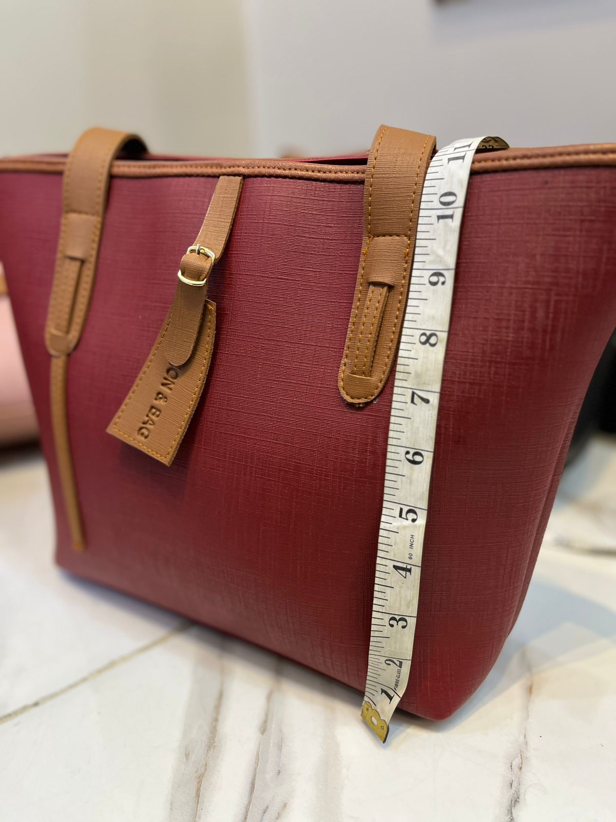 HIGH QUALITY TOTE BAG 💼 – ELEGANT TWO-TONE DESIGN