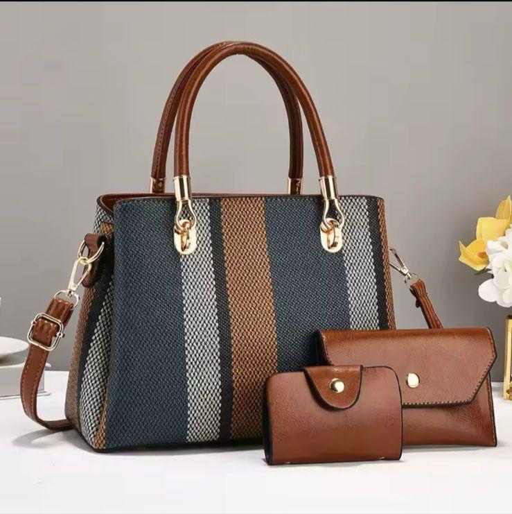 3 PCS PREMIUM SHOULDER BAG SET FOR GIRLS