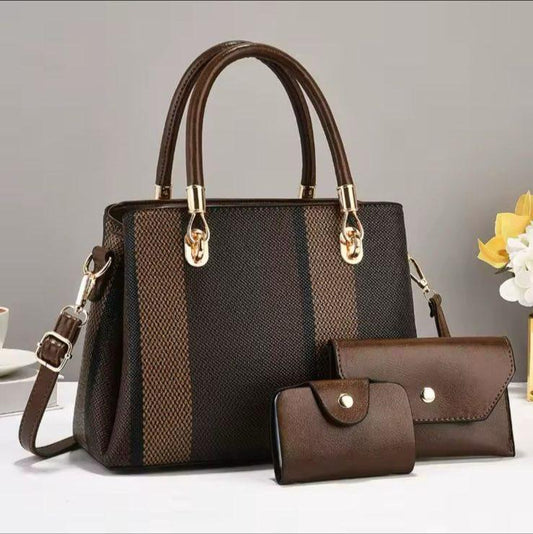 3 PCS PREMIUM SHOULDER BAG SET FOR GIRLS