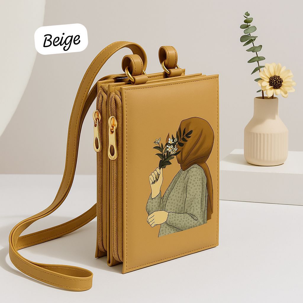 3 ZIPPER LUXURY CROSSBODY BAG FOR WOMEN