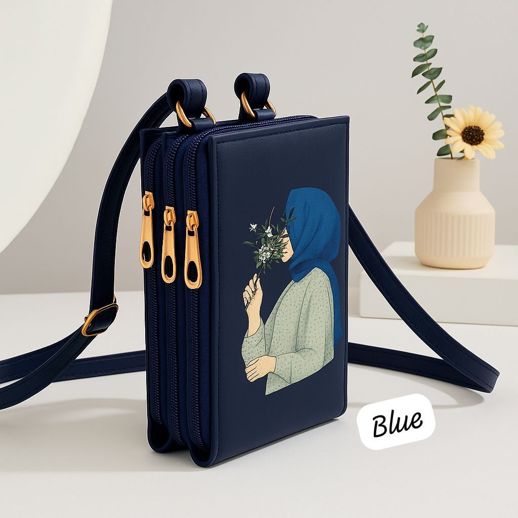 3 ZIPPER LUXURY CROSSBODY BAG FOR WOMEN