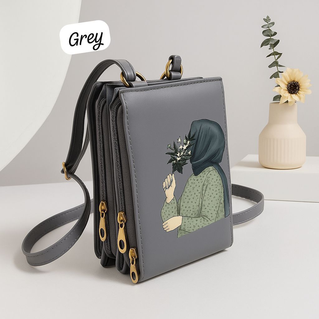 3 ZIPPER LUXURY CROSSBODY BAG FOR WOMEN