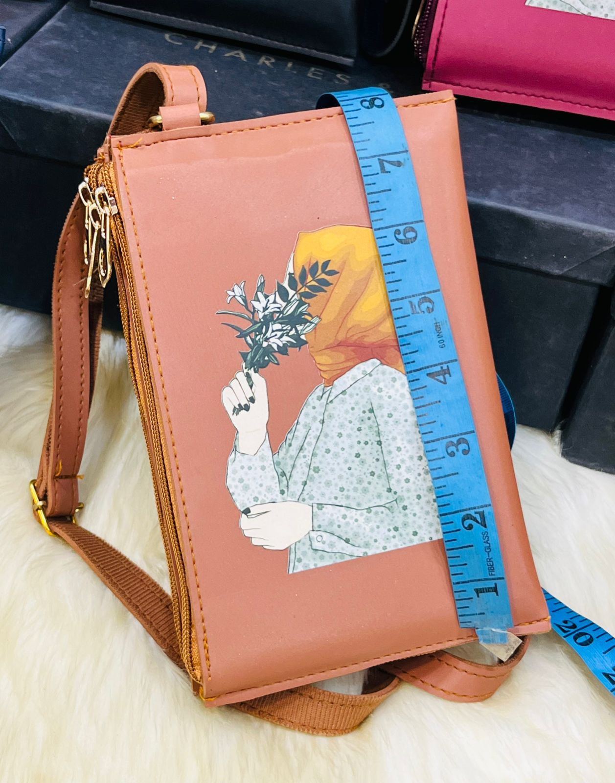 3 ZIPPER LUXURY CROSSBODY BAG FOR WOMEN