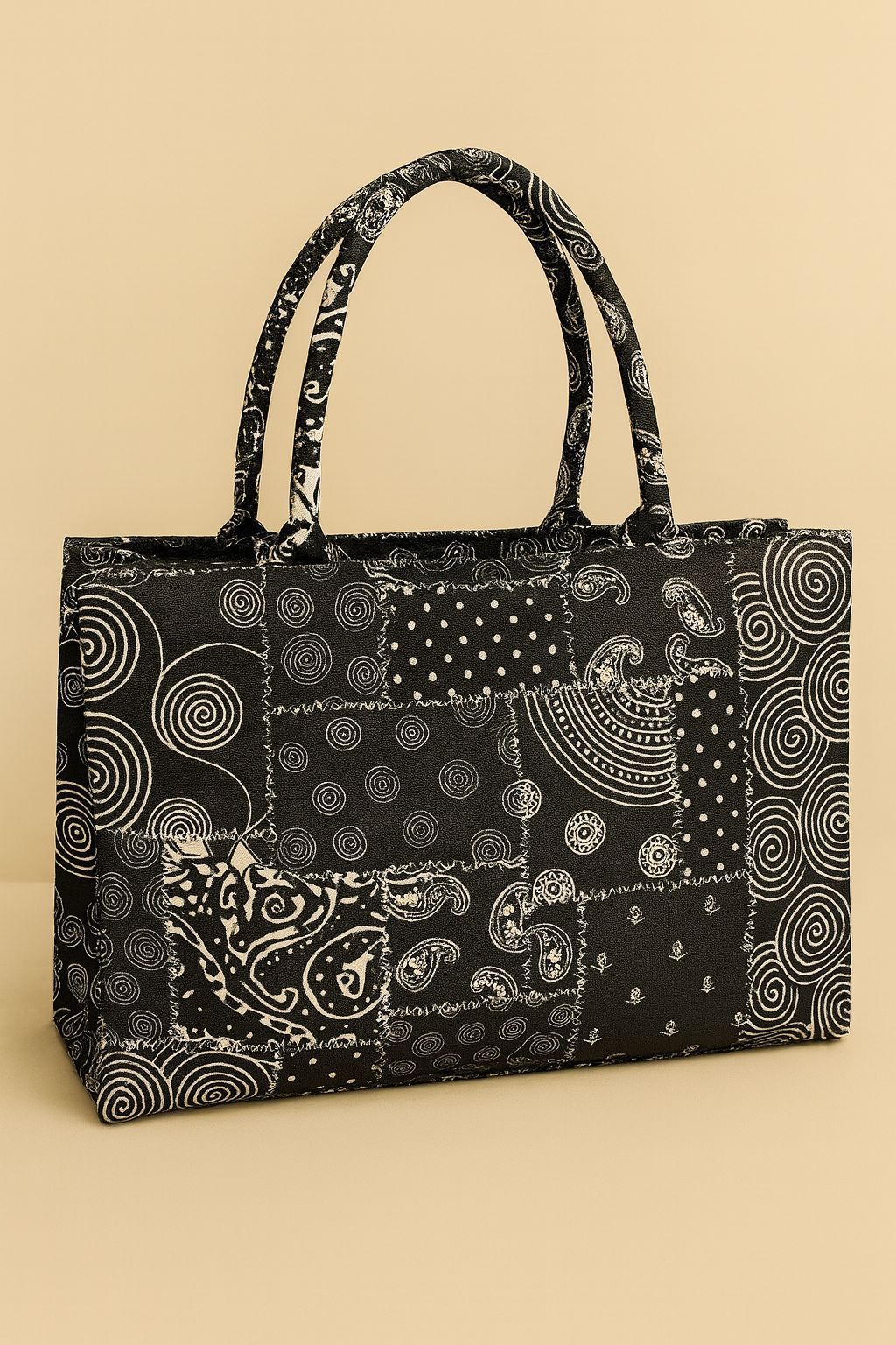 TRENDY CANVAS PRINTED SHOULDER BAG FOR GIRLS