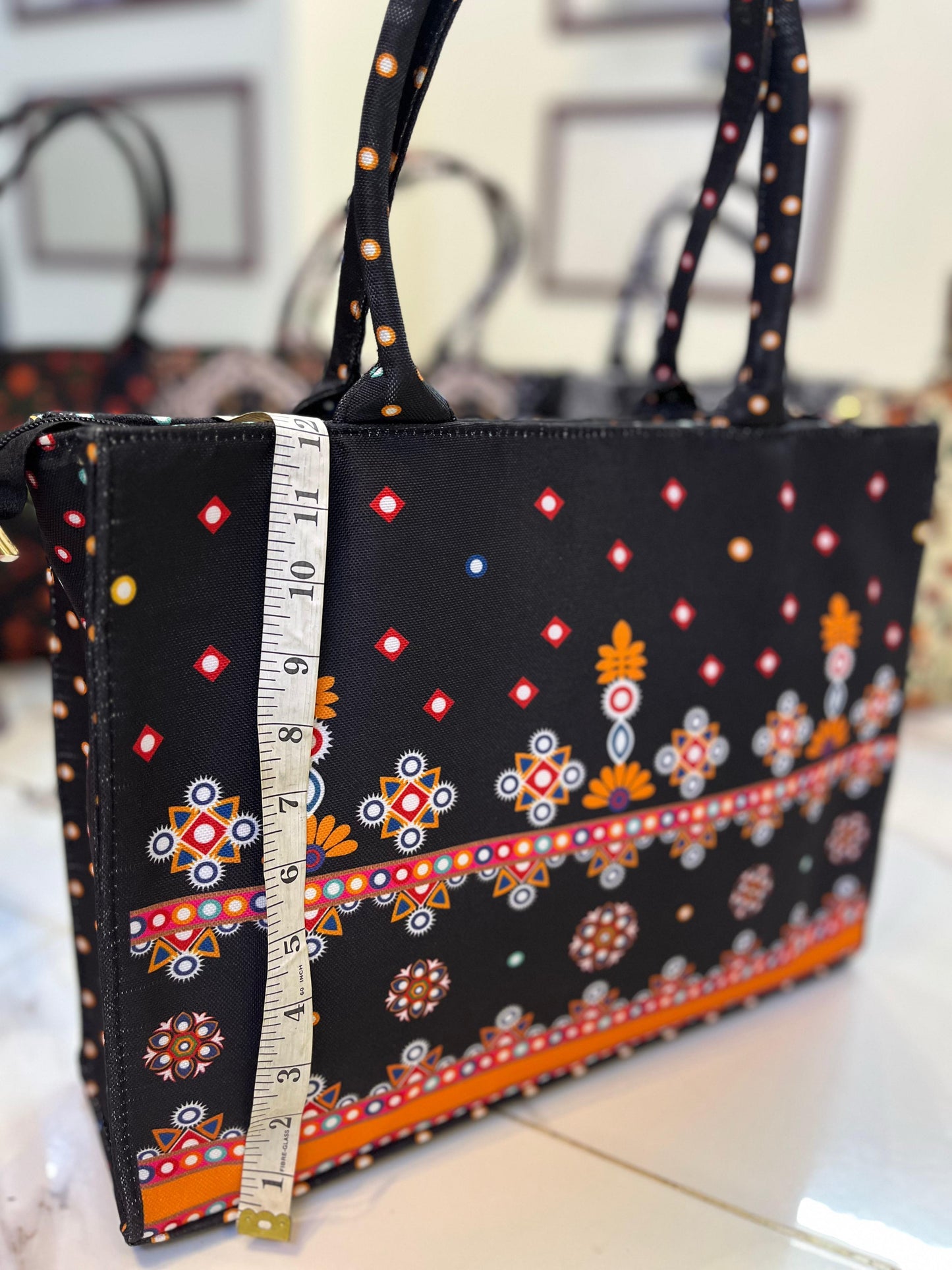 TRENDY CANVAS PRINTED SHOULDER BAG FOR GIRLS