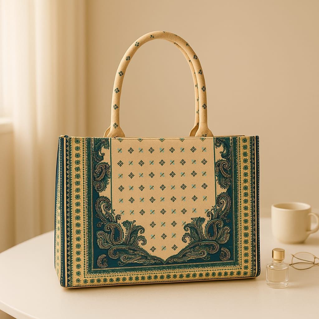TRENDY CANVAS PRINTED SHOULDER BAG FOR GIRLS