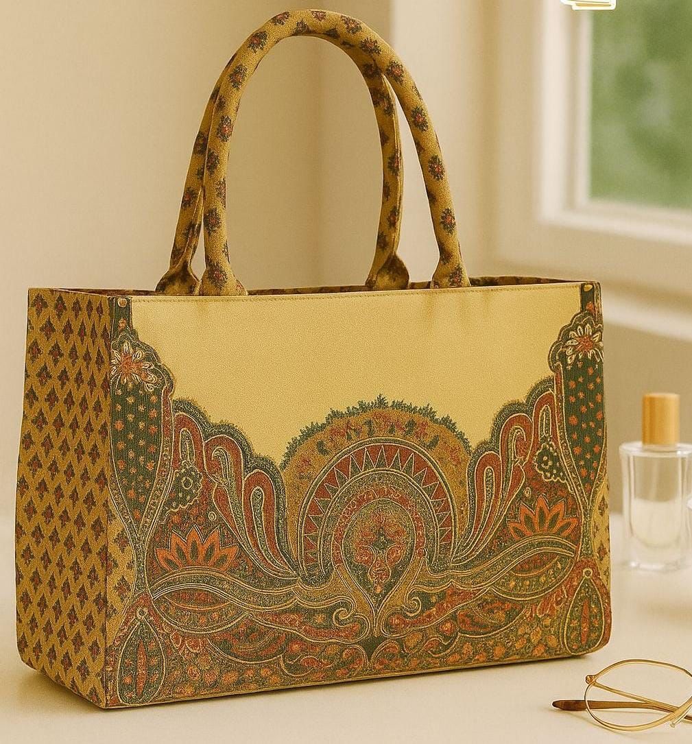 TRENDY CANVAS PRINTED SHOULDER BAG FOR GIRLS