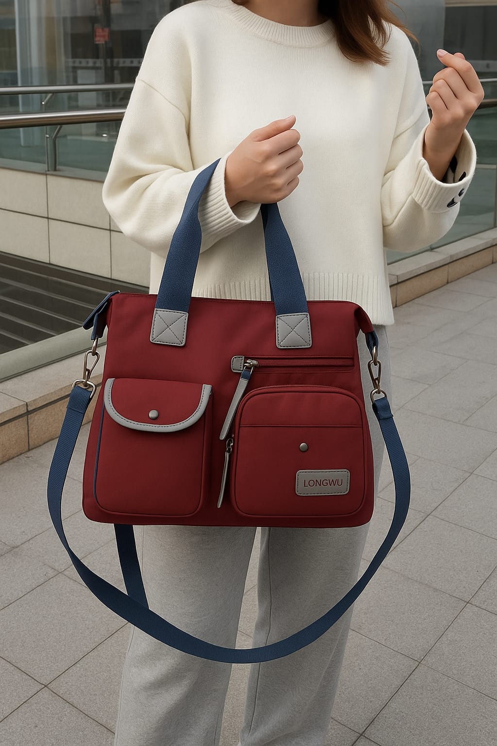 PREMIUM PARACHUTE TOTE SHOULDER BAG FOR GIRLS