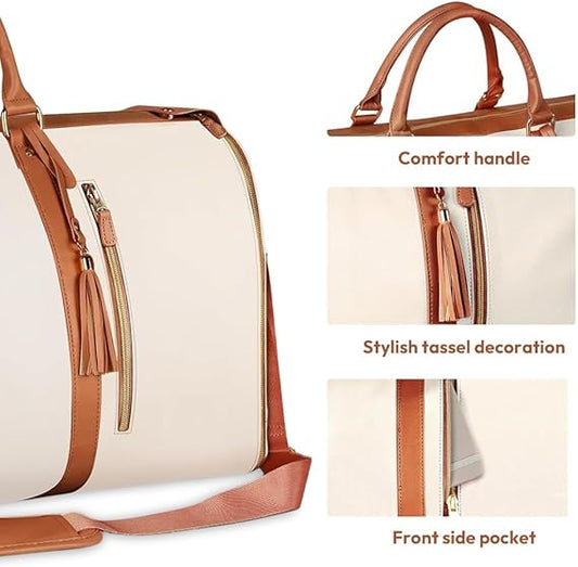 FOLDABLE PU LEATHER TRAVEL DUFFLE BAG – BIG SIZE