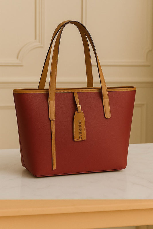 HIGH QUALITY TOTE BAG 💼 – ELEGANT TWO-TONE DESIGN