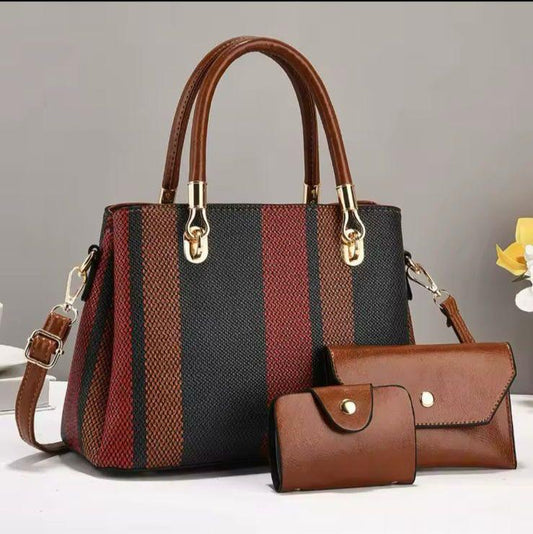 3 PCS PREMIUM SHOULDER BAG SET FOR GIRLS