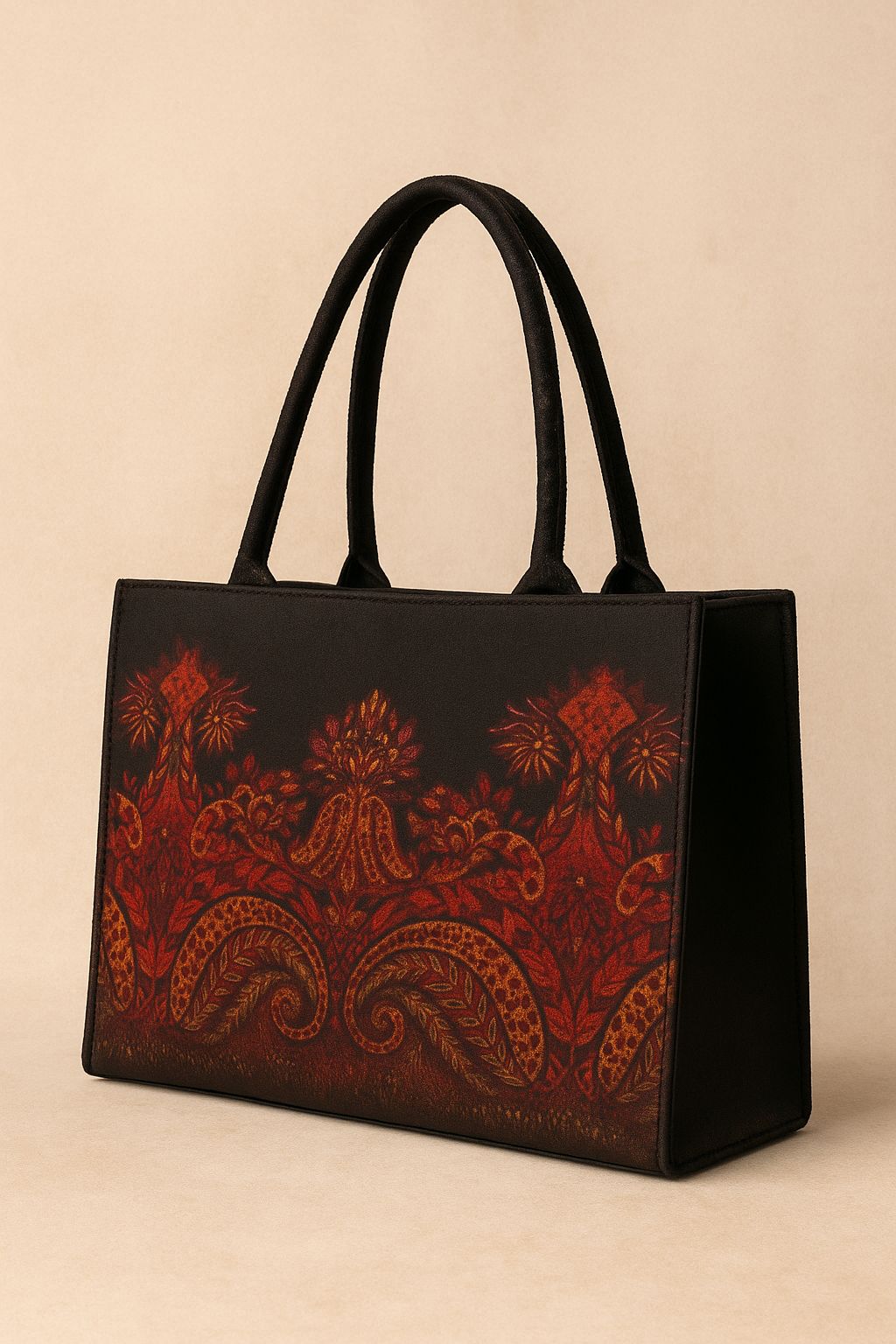TRENDY CANVAS PRINTED SHOULDER BAG FOR GIRLS
