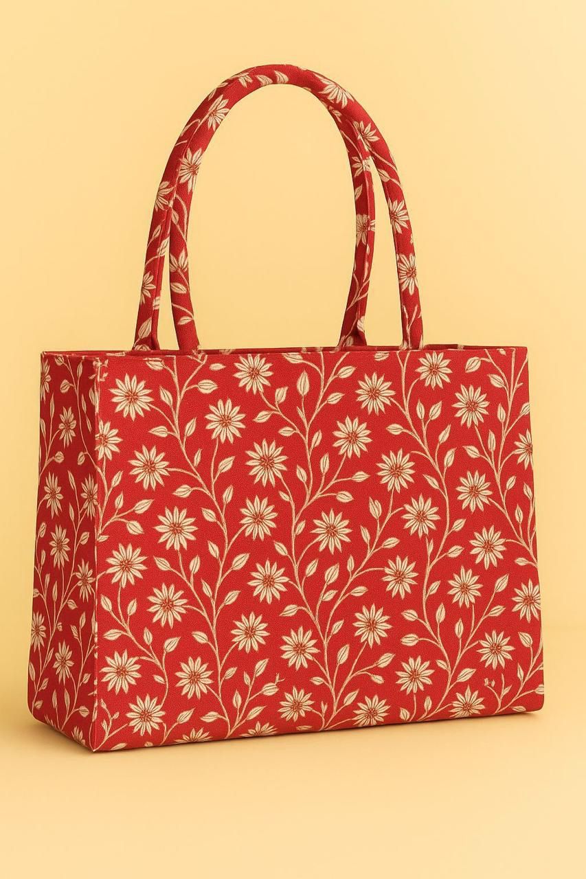 TRENDY CANVAS PRINTED SHOULDER BAG FOR GIRLS