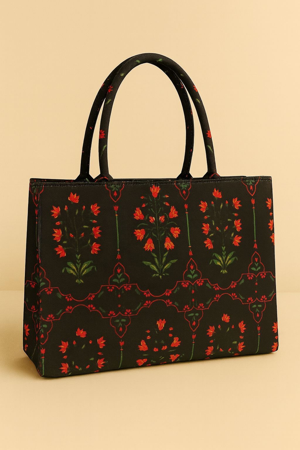 TRENDY CANVAS PRINTED SHOULDER BAG FOR GIRLS