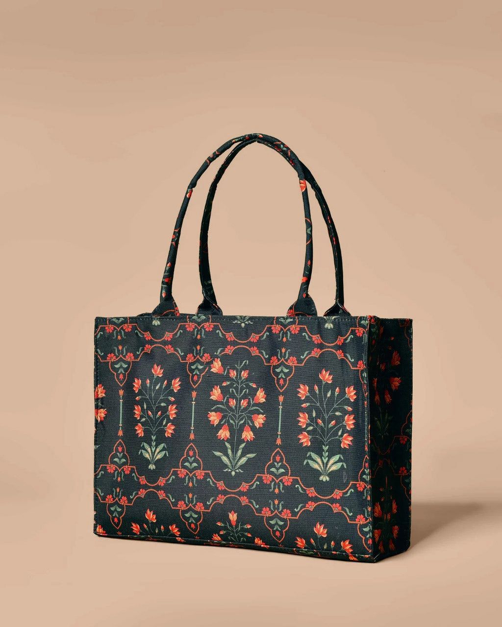 TRENDY CANVAS PRINTED SHOULDER BAG FOR GIRLS