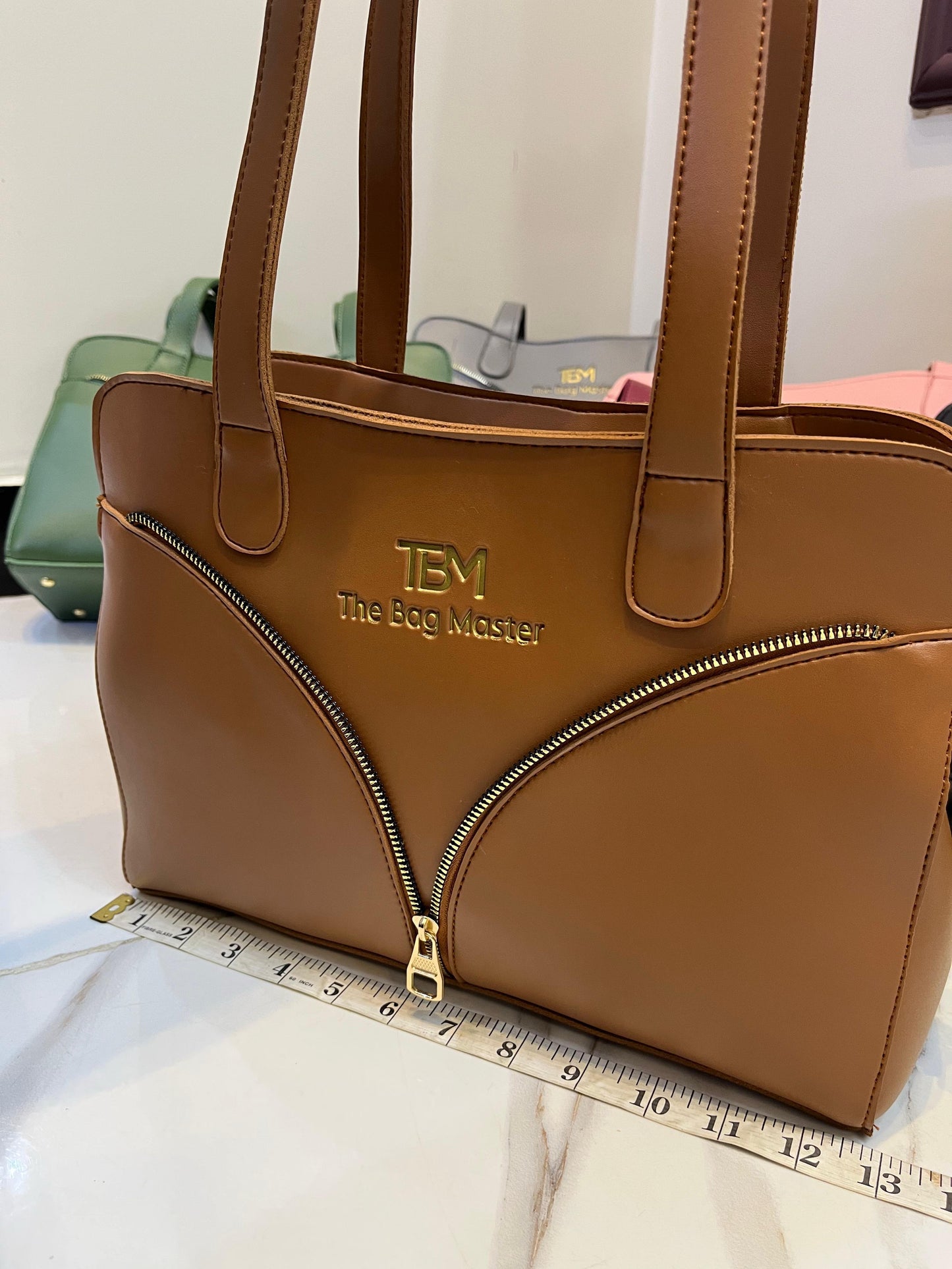 TBM Premium Synthetic Leather Handbag – Elegant & Durable Design