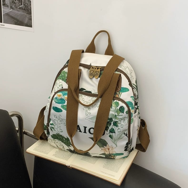 PARACHUTE DOUBLE ZIPPER BACKPACK | DUAL PURPOSE MOTHER BAG