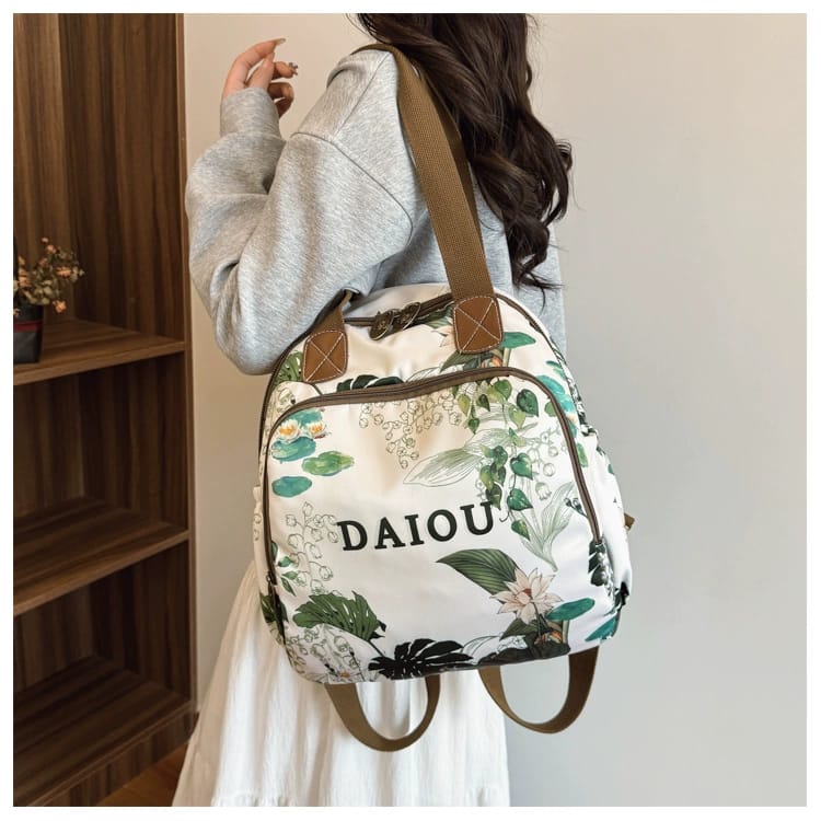 PARACHUTE DOUBLE ZIPPER BACKPACK | DUAL PURPOSE MOTHER BAG