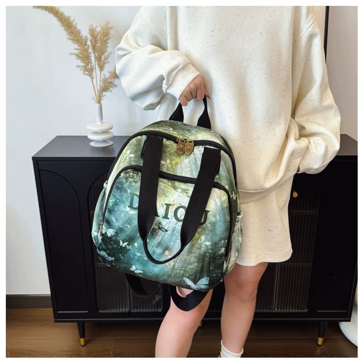 PARACHUTE DOUBLE ZIPPER BACKPACK | DUAL PURPOSE MOTHER BAG